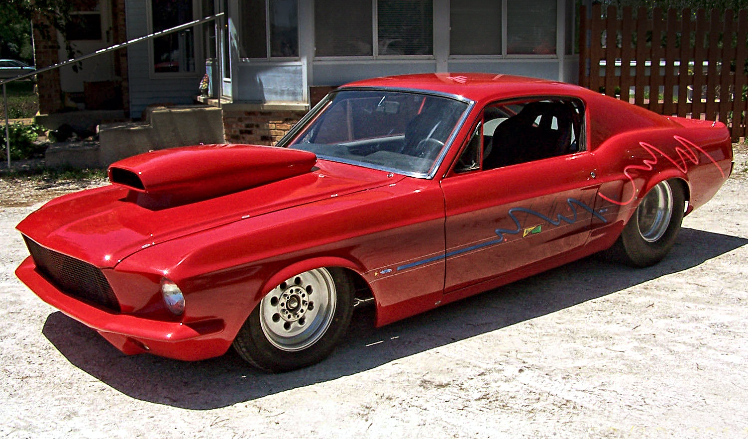 1967 ford mustang fastback pro street1
